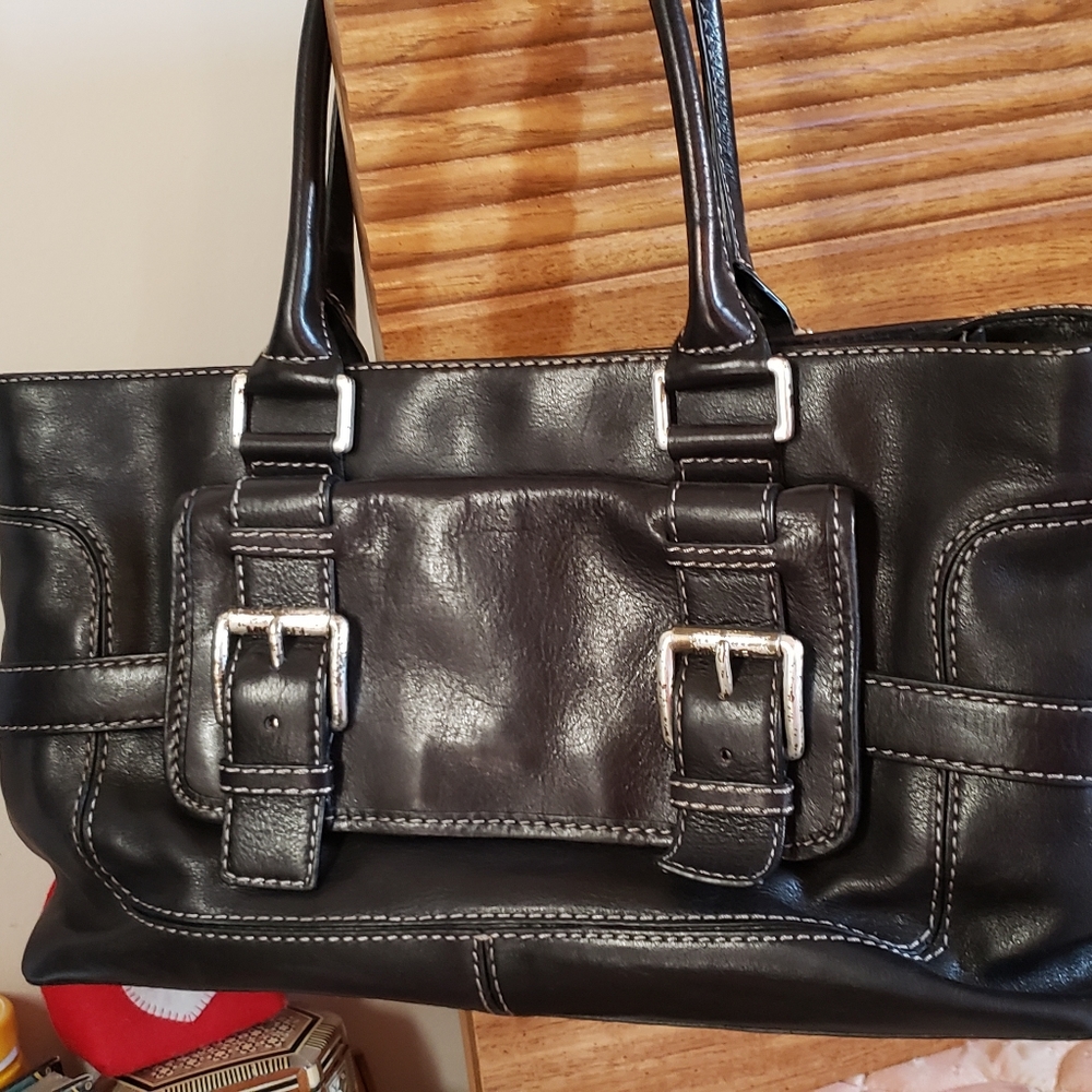 MICHAEL KORS Black Leather Handbag